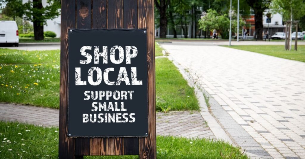 shop local - support small business