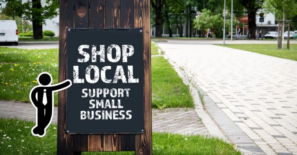 shop local - support small business